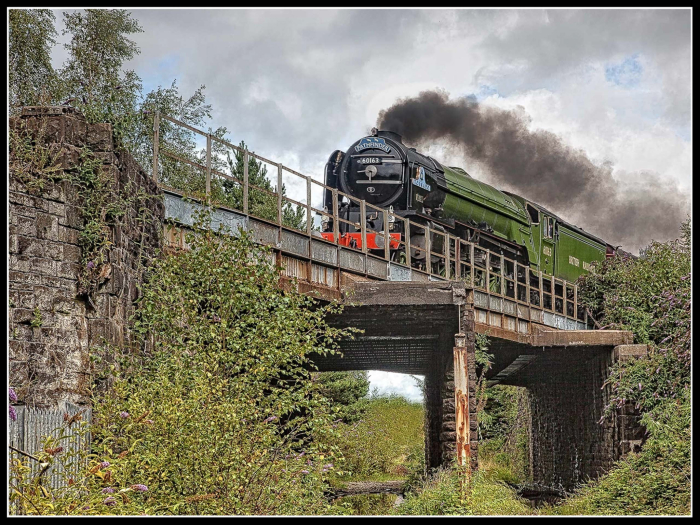 Peppercorn class A1 Pacific No. 60163 Tornado
The first main line steam locomotive built in the UK since 1960. Photographed crossing the disused Swansea Vale line.
Keywords: Gallery