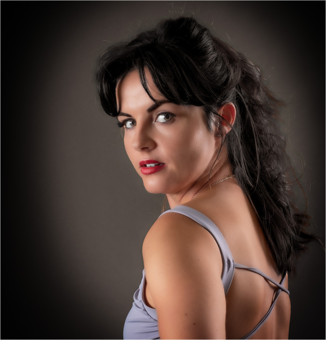 Emily making contact.
