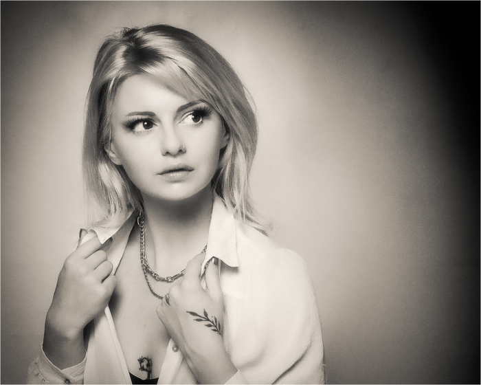 A portrait of Rosie.
