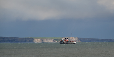 Paddle Steamer Waverley
Leaving Porthcawl towards Southerndown
